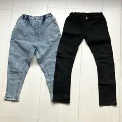 130 パンツ2本セット　ボトムス　デニム　10月20日までの出品