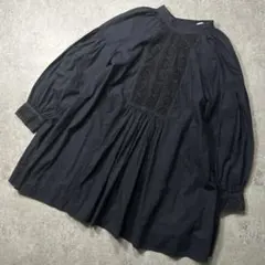 良品】TOMORROWLANDcollection レースコンビ シャツワンピ - メルカリ