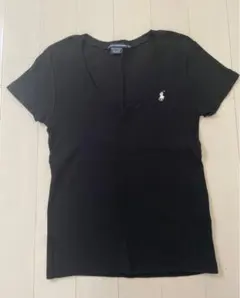 RALPH LAUREN SPORT VネックTシャツ ブラックのサムネイル