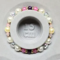 1点もの＊ハンドメイド＊恋愛成就・幸せな結婚・子宝安産祈願♡天然石ブレスレット