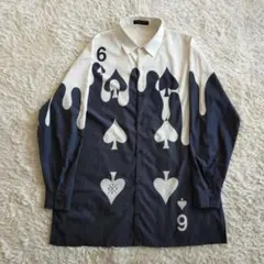 TRAVASTOKYO トランプ柄シャツ スペードの6のサムネイル