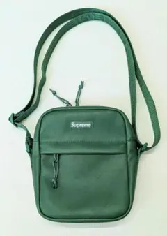 Supreme Leather Shoulder Bag GREEN