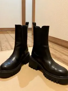 オリエンタルトラフィック☆厚底サイドゴアブーツ☆ サイズS　ブラック