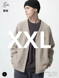 UNIQLO NEEDLES フリースオーバーサイズカーディガン XXL