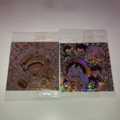 ワンピース　シール　モンキーD ルフィ2枚