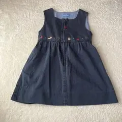 familiar　ファミリア　ワンピース　ジャンパースカート　100cm