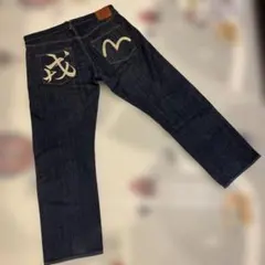 EVISU No.2 2000 白カモメ　戎　38×35 日本製　赤耳　未使用級のサムネイル