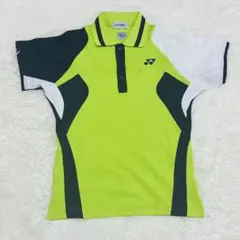 YONEX ヨネックス ポロシャツ M ライムグリーン ナテニス バドミントン