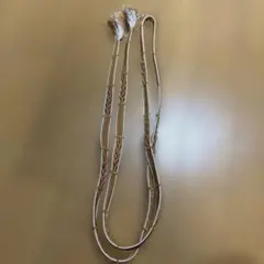 春夏用　金色と銀色の帯締め