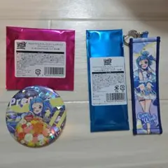 ドリームステージ　スペシャルビジュアル　タオルキーホルダー　缶バッジ