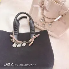 ジルバイジルスチュアート　ジルバイ　JILL リボントート　ビジューバッグ　ジル