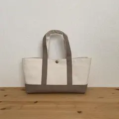 ハンドメイド　帆布トートバッグ　353