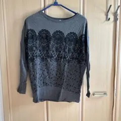 ★再掲載　People Tree ピープルツリー グレー 長袖Tシャツ