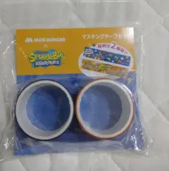 【新品】スポンジボブ　モス福袋コラボ　マスキングテープ　２柄入りのサムネイル