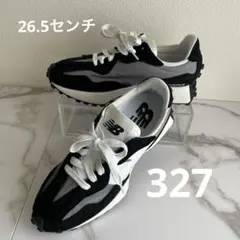未使用　New Balance 327 ブラック グレー スニーカー26.5のサムネイル