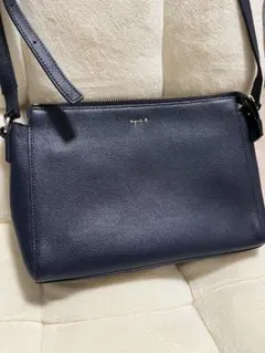 Agnesb アニエスベー ネイビー ショルダーバッグ