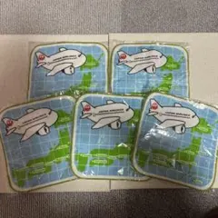 JAL オリジナル ミニタオル 5枚セット