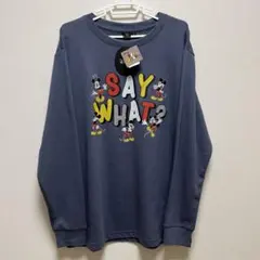 ディズニー　ミッキー　ロンT 3L ブルーグレー　グレイスのサムネイル