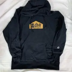 W9)grn outdoor トップス　フード　パーカー アヒル　黒