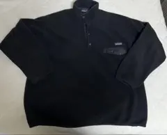 90s patagonia シンチラスナップT ブラック XL