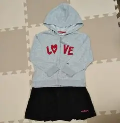 【値下げ!】オシュコシュ パーカー&スカート２点セット