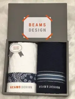 【新品未使用】beams design フェイスタオル2枚セット　ビームスのサムネイル