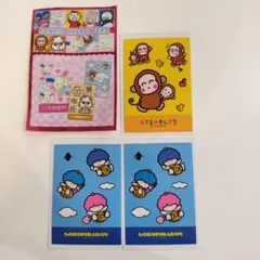 サンリオ なつかしキャラクターズ シール　セリア 3枚セット