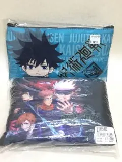 呪術廻戦 フラットポーチ デフォルメ 伏黒恵 エコバッグ 2点セット