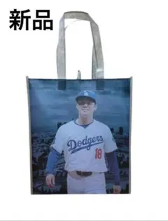 新品　ドジャース　山本由伸　エコバッグ　ショルダーバッグ　フォトプリント