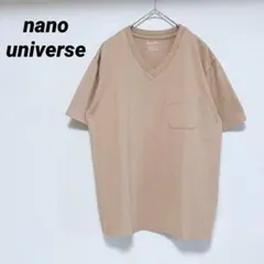 nano universe Anti Soaked Vネック 半袖Tシャツ
