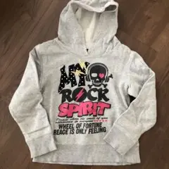 MY ROCK SPIRIT フード付きパーカー グレー