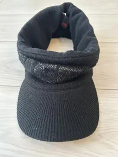 BRIEFING ニットバイザー　ブラック