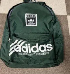 レア　adidas グリーン バックパック　90sのサムネイル