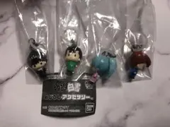 ガチャガチャ　幽遊白書　めじるしアクセサリー　飛影　浦飯幽助　ぼたん　桑原和真