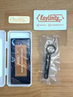 KeyUnity KM-07 ブラック チタン合金キーホルダー