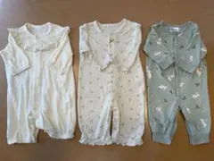 (おまけ付き)ベビー服3点セット　50〜60㎝