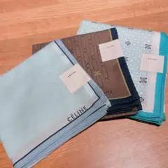 CÉLINE ハンカチ 3枚セット セリーヌ まとめ売り
