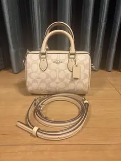 COACH コーチ デニム ショルダーバッグ バンドバッグ　美品 レディース