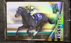 ハーツクライ(金色箔押しサイン入り) サラブレッドホースコレクション