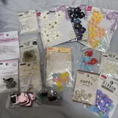ハンドメイド デコレーションパーツセット