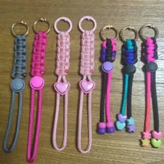 snis様リクエスト パラコード ペットボトルホルダー 7本セット