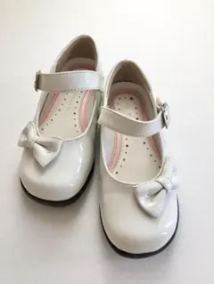 女の子 フォーマルシューズ 17.0 16.5 発表会 七五三 フラットシューズ