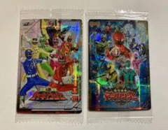 イタジャガ スーパー戦隊シリーズ カード 未開封2パック4枚セット