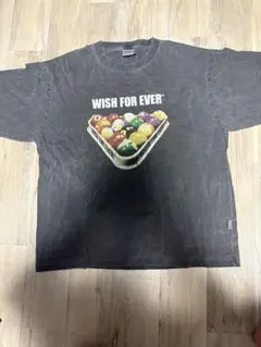 WISH FOR EVER ビリヤード柄 Tシャツ グレー L
