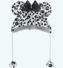 ファンキャップヒョウ柄グレー