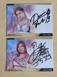 天麗皇希 後藤智香 マリーゴールド 直筆サイン入りカード トレカ トレーディング 天麗皇希 後藤智香 マリーゴールド 直筆サイン入りカード トレカ