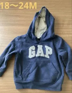 GAPフード付きパーカートレーナー 18〜24M ネイビー