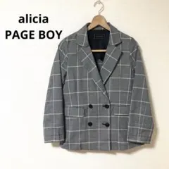 PAGE BOY ページボーイ　テーラード　ジャケット　チェック柄　S