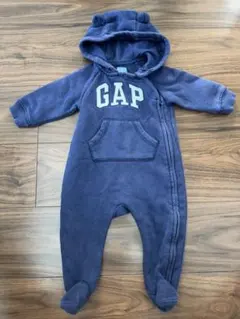 GAP フード付きロンパース ネイビー