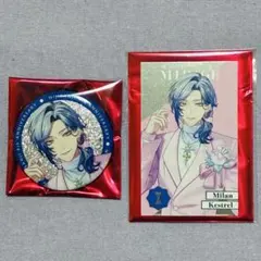 にじさんじ ミラン・ケストレル 8thAnniversary カード 缶バッジ